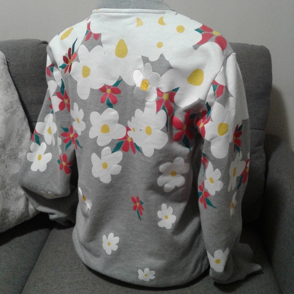 Adidas x Pharrell Williams Trefoil Daisy Print/ Embroidered Crew Size Small - Picture 5 of 16